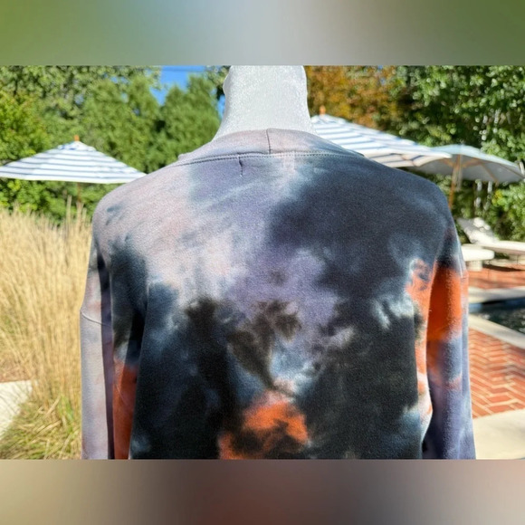 Monrow Women’s Tie Dye Sweatshirt Size M - Picture 7 of 10